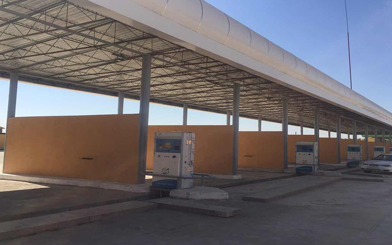 Estación de servicio de GNC en Uzbekistán